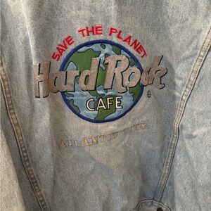 Hard Rock Cafe Light Blue Denim Jacket